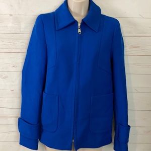 Zara Woman Sz S Royal Blue lightweight Jacket Coat